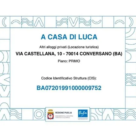 A Casa Di Luca Apartment Conversano